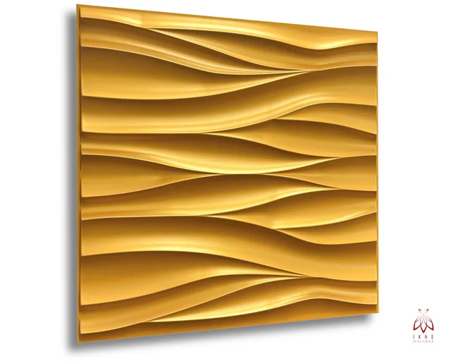 ikhemalarka-3d-td039-wandpanel-metallic-gold-50x50-cm image 1
