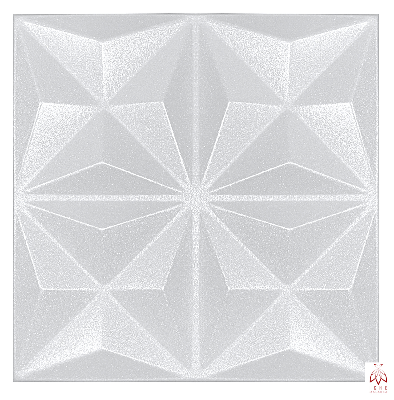 ikhemalarka-origami-white-deckenpaneel-xps-wei-3d-falt-optik image 1