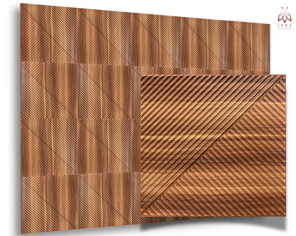 ikhemalarka-d169-brown-wooden-wandpaneel-pvc-50x50cm image 1