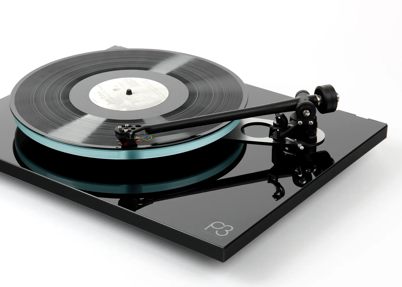rega-planar-3-plattenspieler-rb330-schwarz-mit-haube image 2
