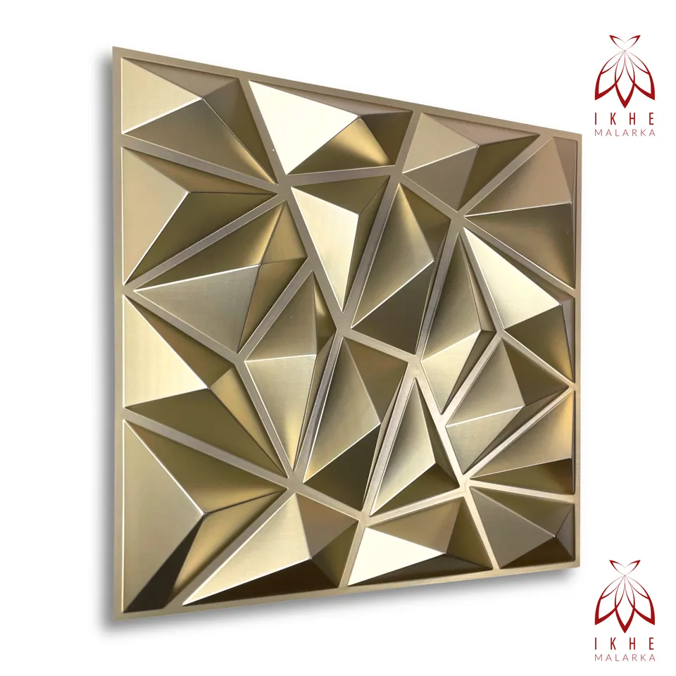 ikhemalarka-zirkon-3d-wandpaneel-pvc-champagne-gold-50x50-cm image 1