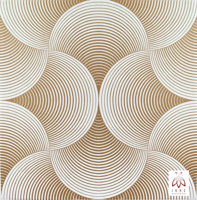 IKHEMalarka Polystyrol Paneele Shells 3D Paneel gold