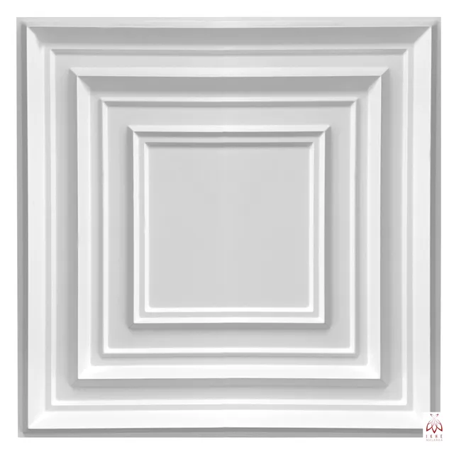 ikhemalarka-roma-3d-wandpaneel-wei-pvc-50x50cm image 1