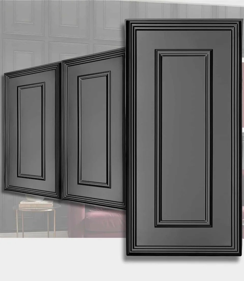 ikhemalarka-td100-3d-paneel-schwarz-100x50-zierleiste image 1