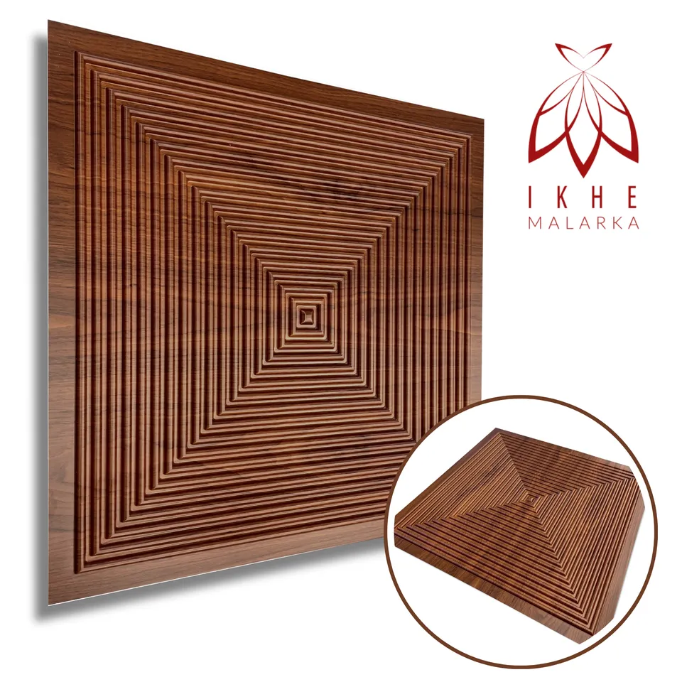 ikhemalarka-3d-d182-wandpaneel-dunkle-holz-50x50cm-pvc image 1
