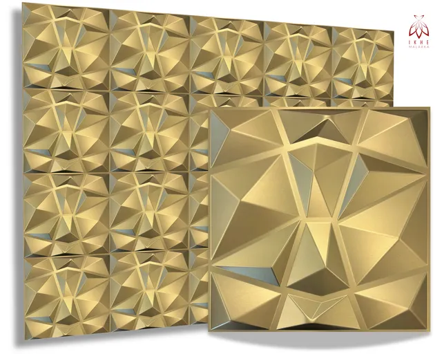 ikhemalarka-3d-paneele-diamond-champagne-gold-50x50-cm-pvc image 1