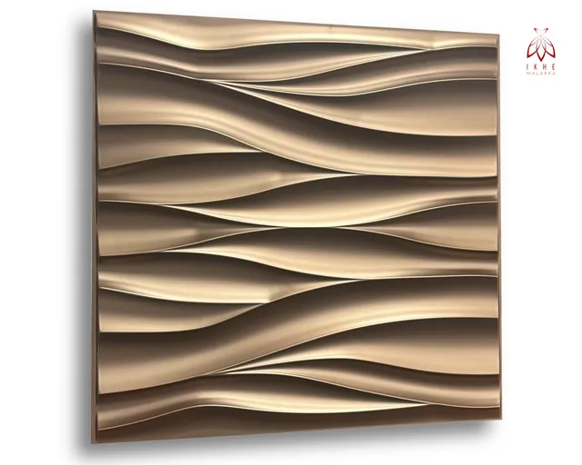 ikhemalarka-3d-moderne-optik-in-pvc-td039-metallic-coffee-50-50-cm-wandpaneele image 1