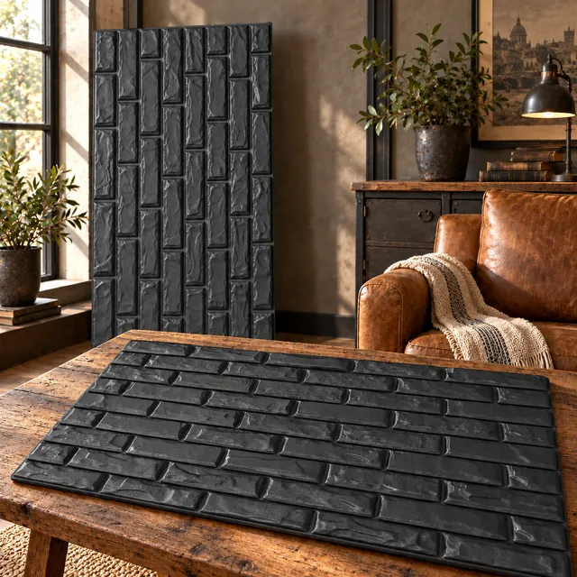 ikhemalarka-polystyrol-paneele-3d-brick-xl-black-86-wandpaneel image 1