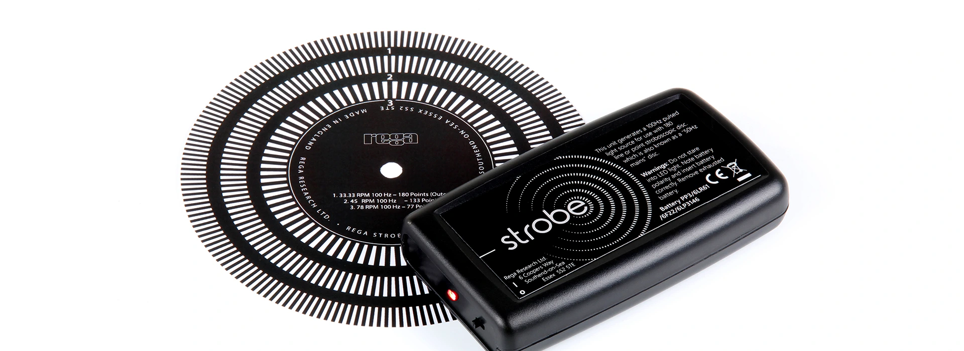 rega-strobe-kit-stroboskop-100-hz-mit-180-linien-scheibe image 2