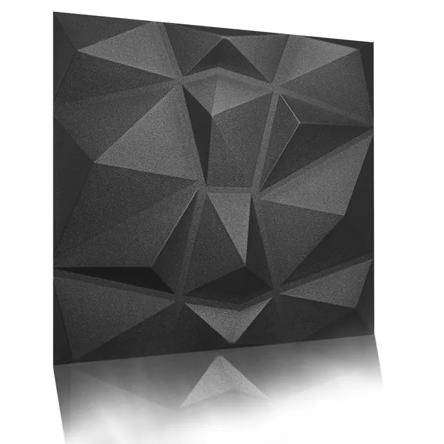 ikhemalarka-diamant-paneel-xps-3d-schwarz-decken-wandplatte image 1