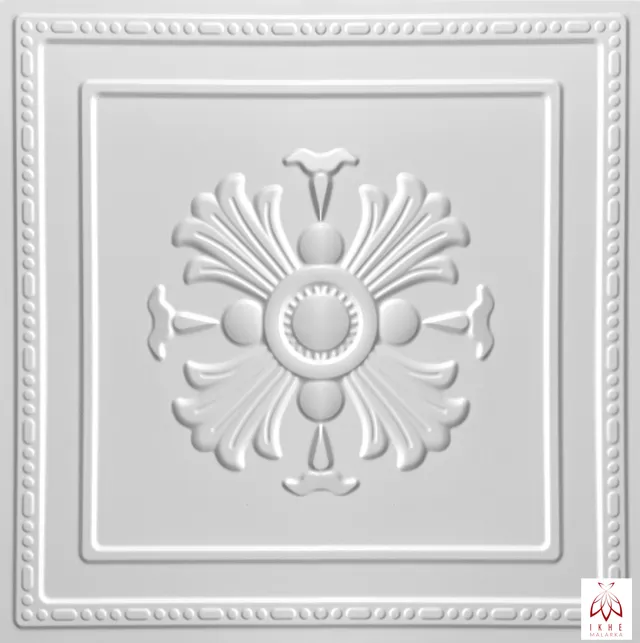 ikhemalarka-3d-pvc-paneel-scudo-bianco-wei-50x50cm image 1