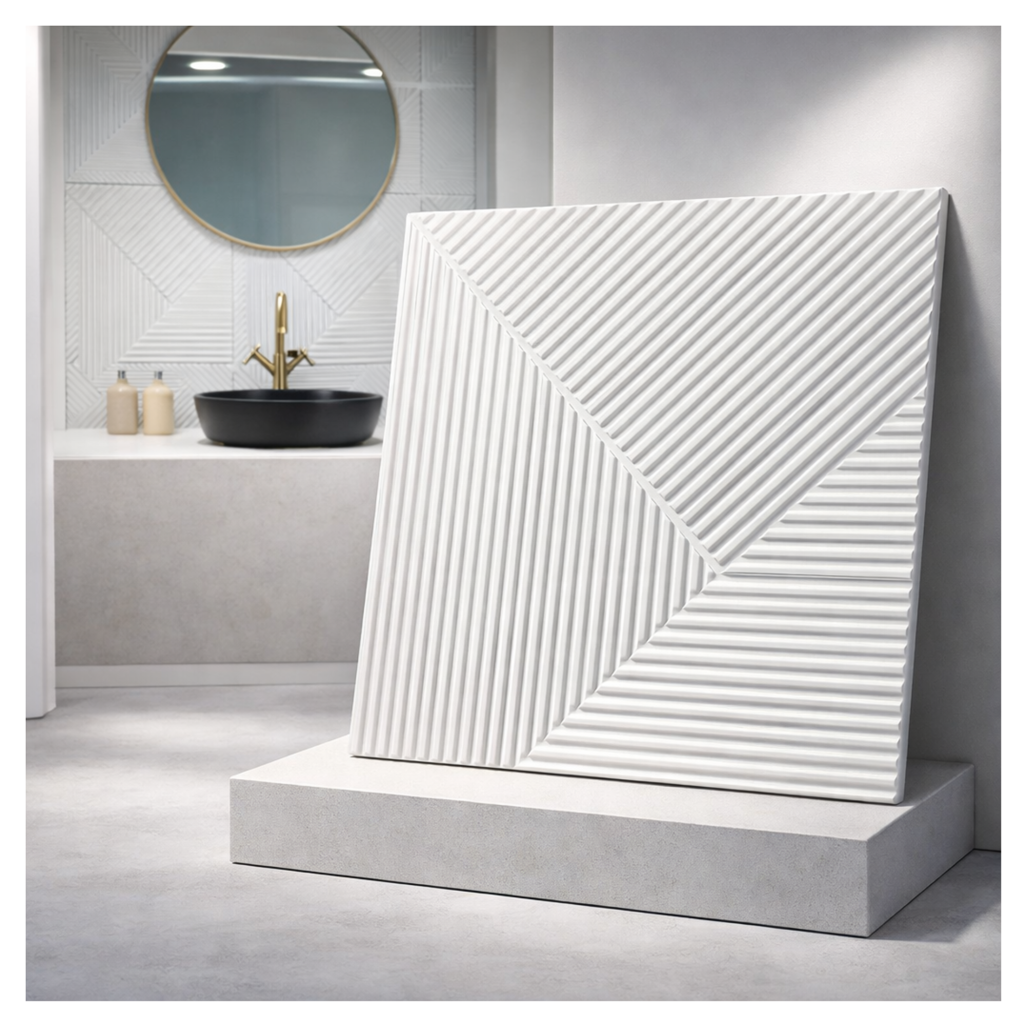 ikhemalarka-d168-cheops-3d-paneel-wei-pvc-50x50 image 1
