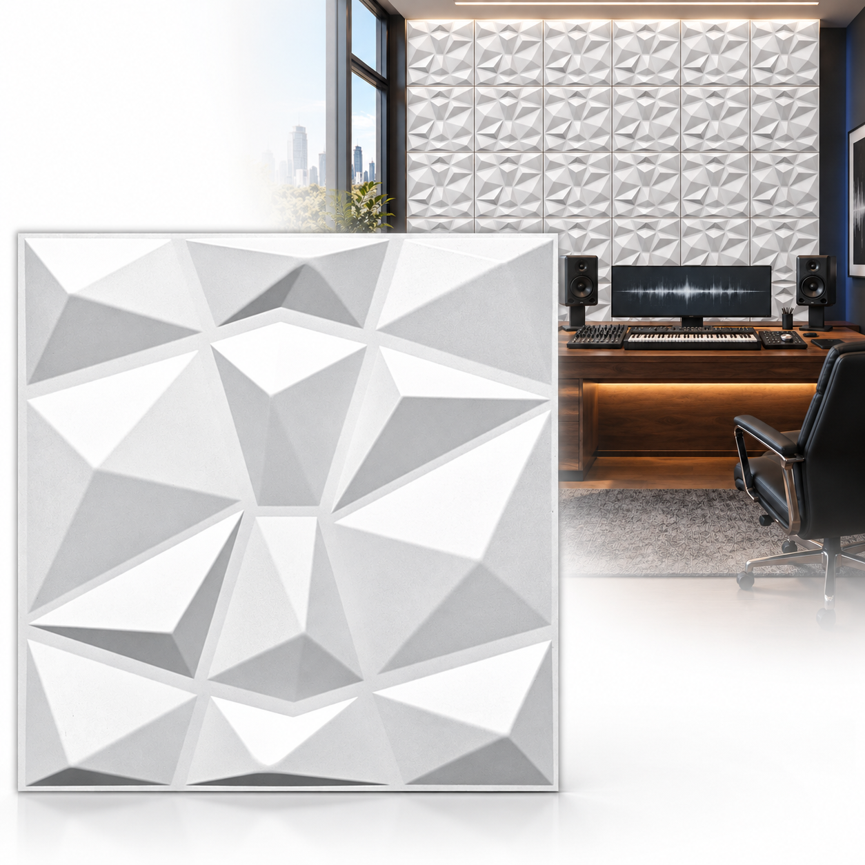 ikhemalarka-diamond-white-3d-paneel-50x50cm-pvc image 1