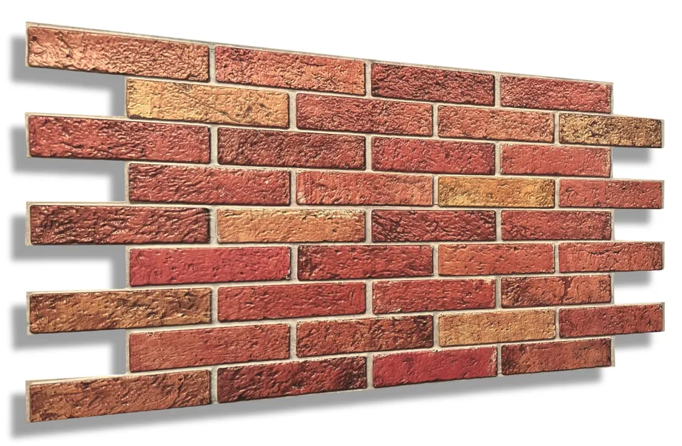 ikhemalarka-red-fire-brick-deckenpaneel-steinoptik-rot image 1