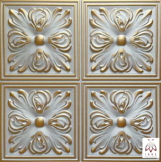 ikhemalarka-retro-05-deckenpaneel-gold-3d-xps image 1