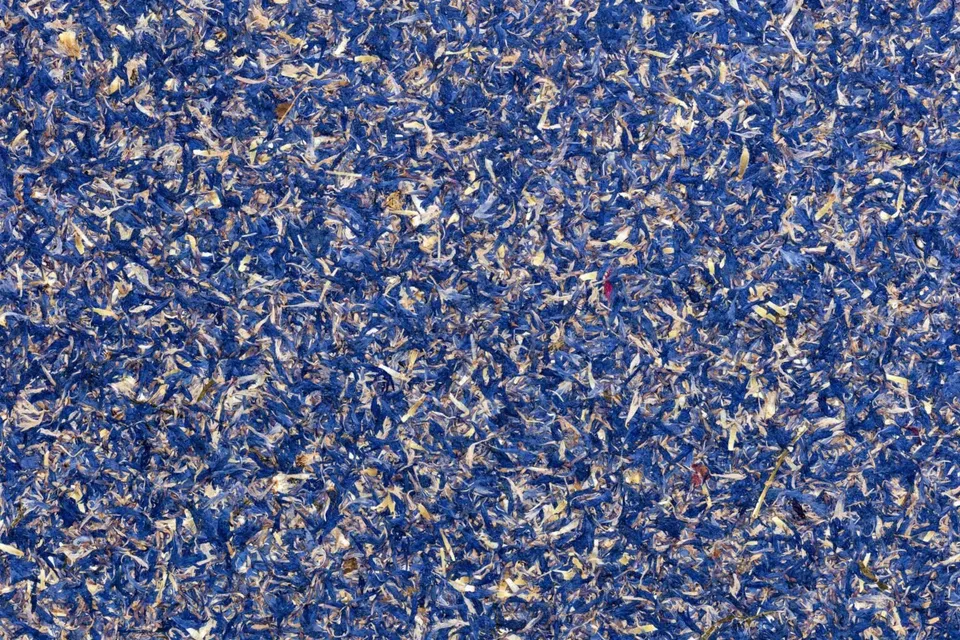 organoid-naturoberfl-chen-kornblume-blau-naturtapete-bl-ten image 1