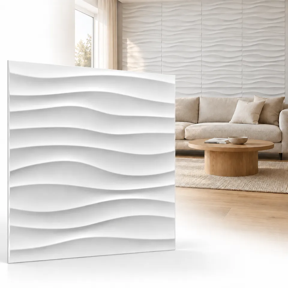 ikhemalarka-welle-3d-paneel-pvc-wei-50x50-cm image 1