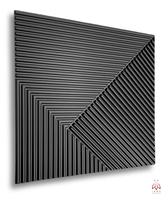 ikhemalarka-3d-d168-cheops-wandpaneel-schwarz-50x50-cm image 1